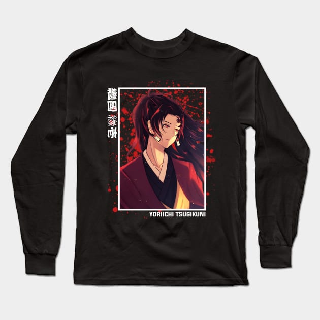 Yoriichi Tsugikuni - Demon Slayer Long Sleeve T-Shirt by Otaku Emporium